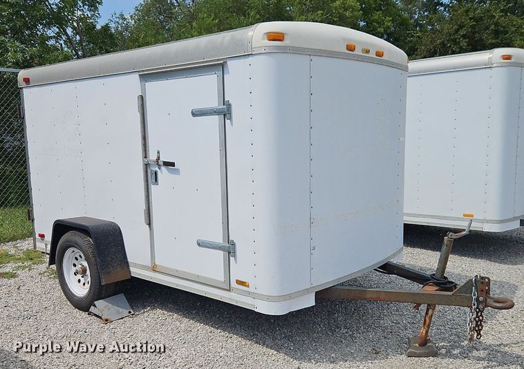 image for item EI8270 1993 Pace American F610SA enclosed cargo trailer