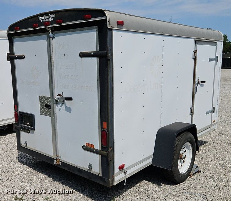 image for item EI8270 1993 Pace American F610SA enclosed cargo trailer
