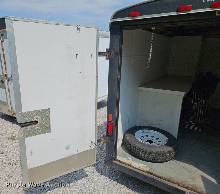 image for item EI8270 1993 Pace American F610SA enclosed cargo trailer