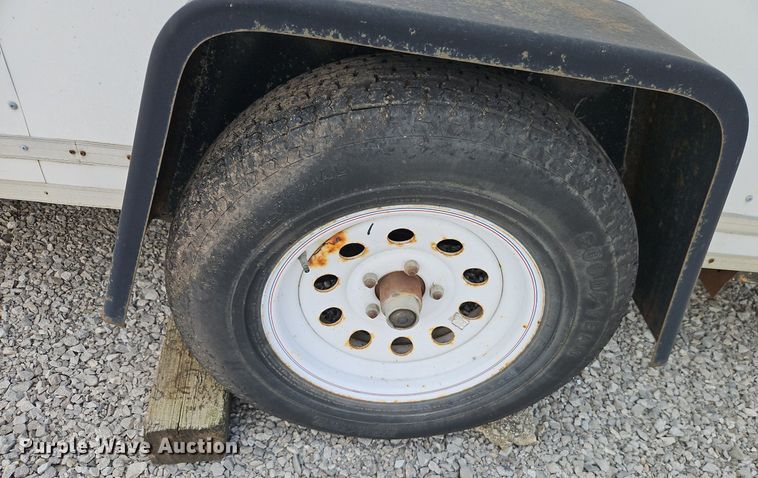 image for item EI8270 1993 Pace American F610SA enclosed cargo trailer