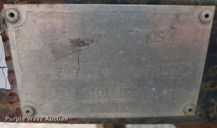 image for item EI8270 1993 Pace American F610SA enclosed cargo trailer