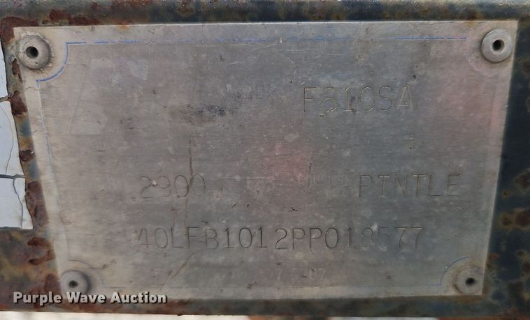 image for item EI8270 1993 Pace American F610SA enclosed cargo trailer