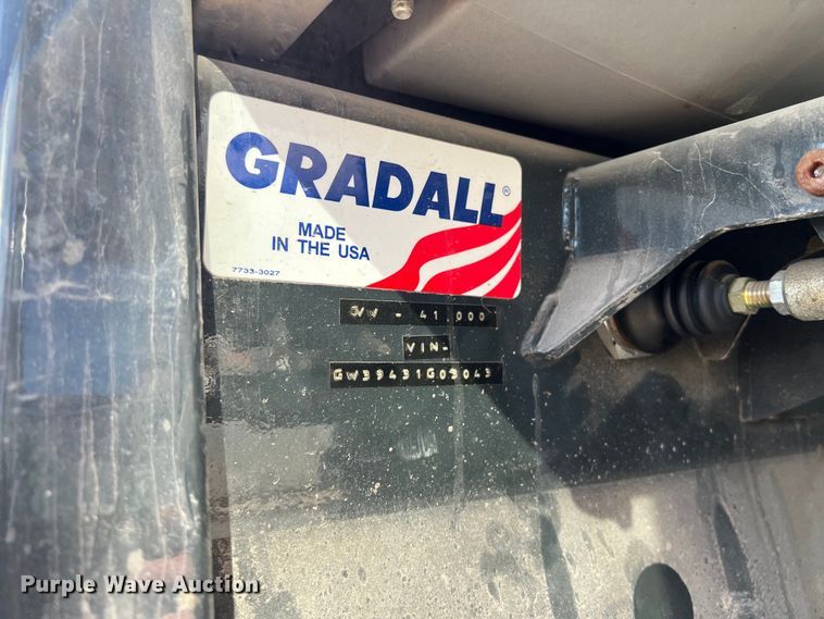 image for item EJ2933 Gradall XL3100 wheeled excavator