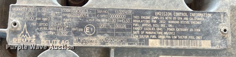 image for item EJ2938 2013 Genie Z-60/34 boom lift