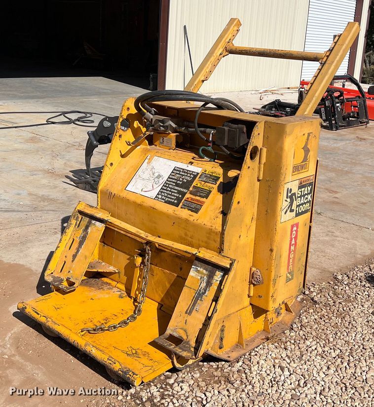 image for item EJ2960 Brown BC 283 skid steer mulcher
