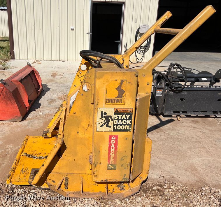 image for item EJ2960 Brown BC 283 skid steer mulcher