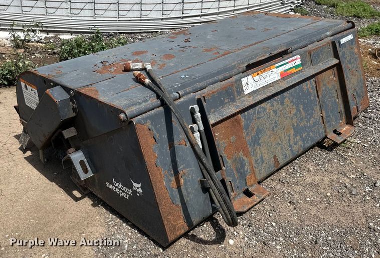 image for item EJ7169 Bobcat  skid steer sweeper