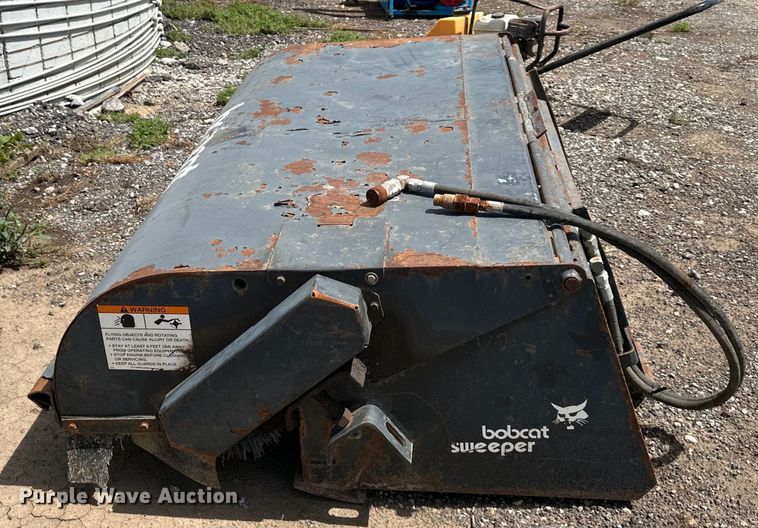image for item EJ7169 Bobcat  skid steer sweeper