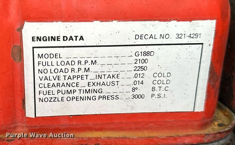 image for item EJ7217 1982 Case  586D forklift