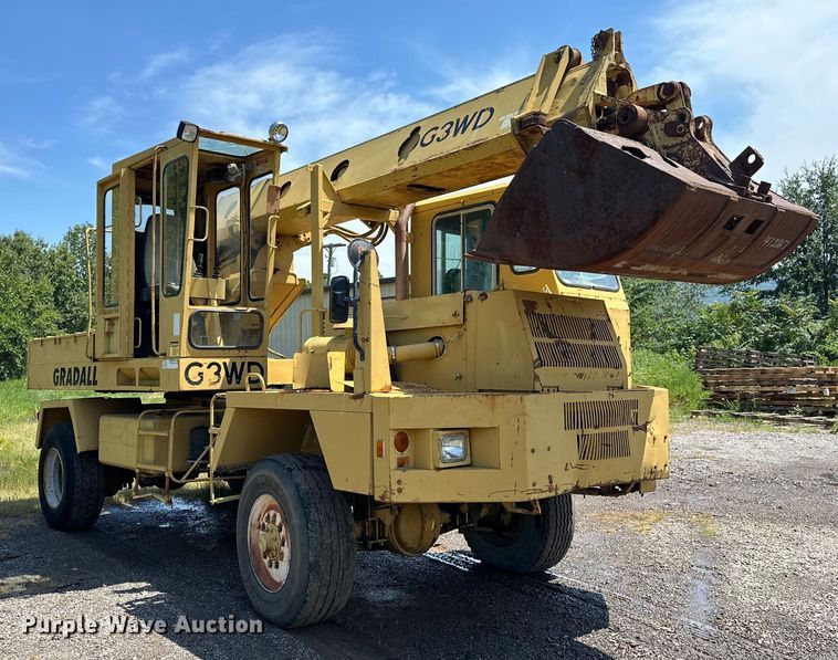 image for item EJ8837 1997 Gradall G3WD wheeled excavator