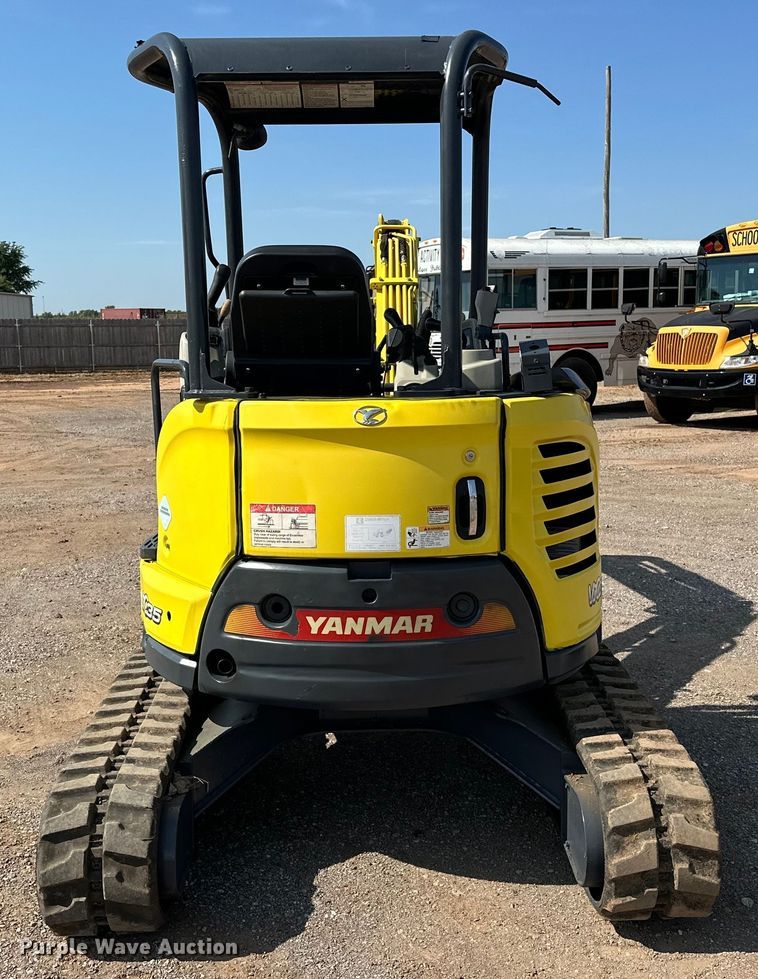 image for item EJ8849 2015 Yanmar VI035-6A mini excavator