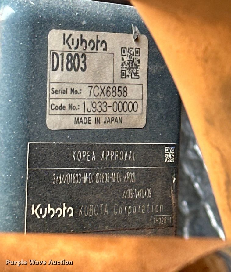 image for item EJ8851 2013 Bobcat  E35M mini excavator