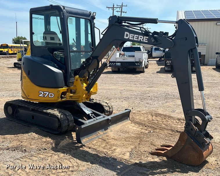image for item EJ8852 2013 John Deere  27D mini excavator
