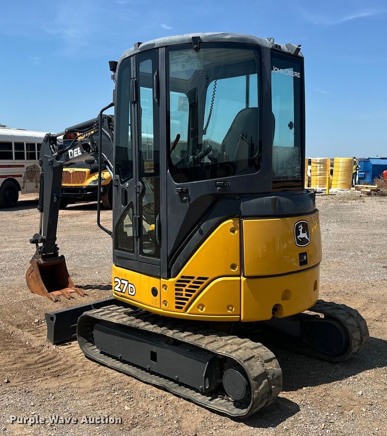 image for item EJ8852 2013 John Deere  27D mini excavator