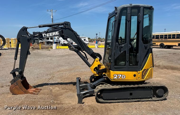 image for item EJ8852 2013 John Deere  27D mini excavator