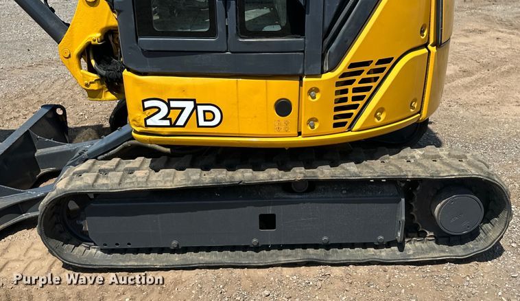 image for item EJ8852 2013 John Deere  27D mini excavator