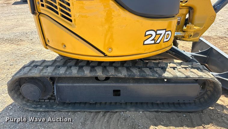 image for item EJ8852 2013 John Deere  27D mini excavator
