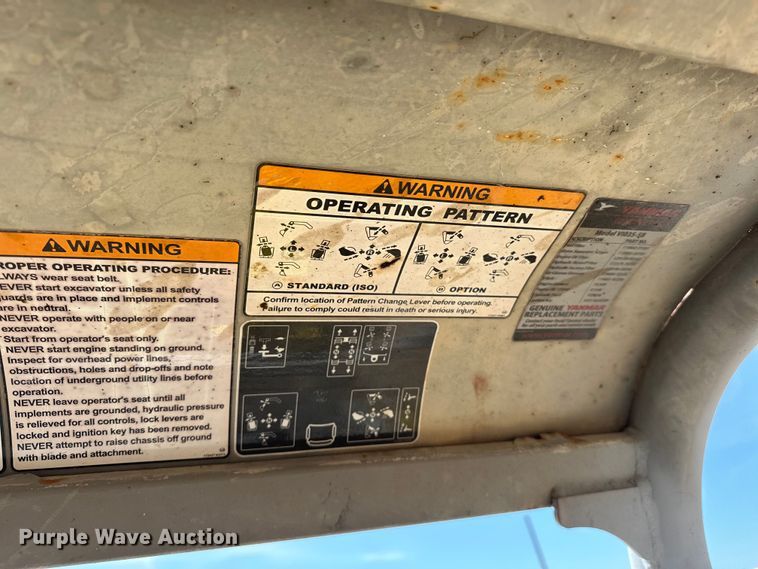 image for item EJ8853 2011 Yanmar  Vi035-5B mini excavator