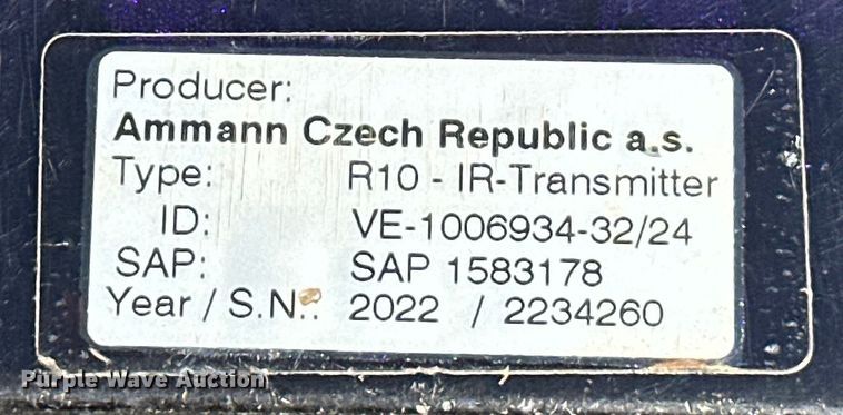 image for item EJ8854 2022 Ammann RamMax 1575 trench compactor