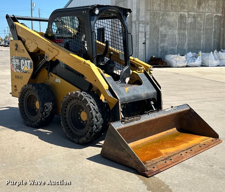 image for item EJ8858 2016 Caterpillar  262D skid steer loader