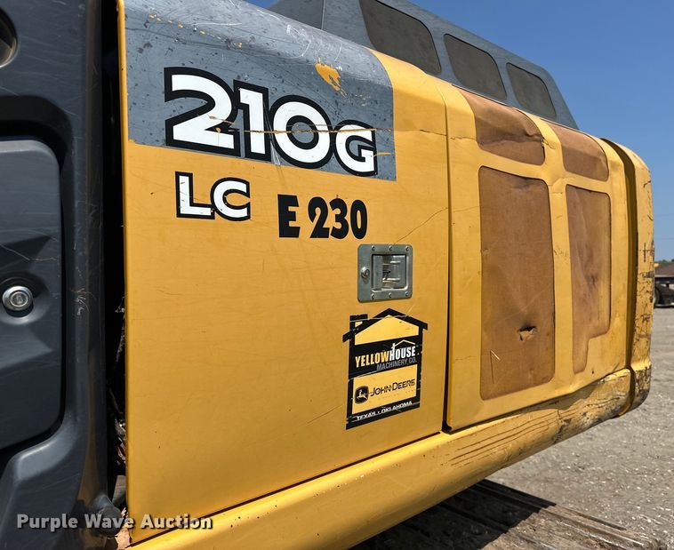 image for item EJ8887 2015 John Deere  210G LC excavator