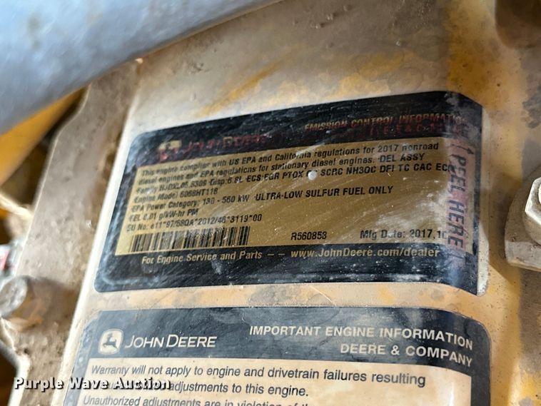 image for item EJ8890 2018 John Deere 850K WLT dozer