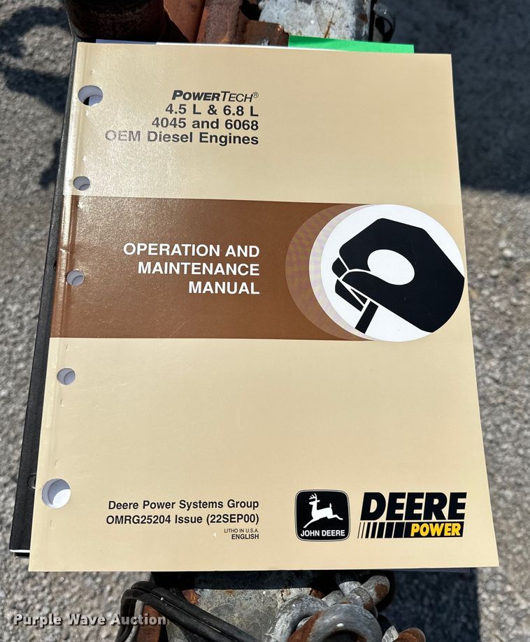 image for item EJ8893 Sullair  425 air compressor