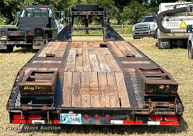 image for item EJ8897 2012 Big Tex 3XGN equipment trailer