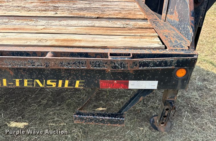 image for item EJ8897 2012 Big Tex 3XGN equipment trailer