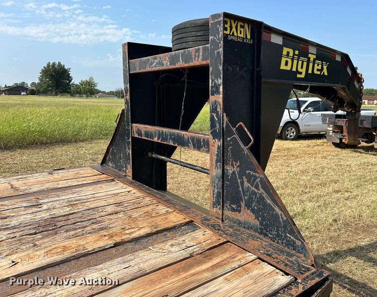 image for item EJ8897 2012 Big Tex 3XGN equipment trailer