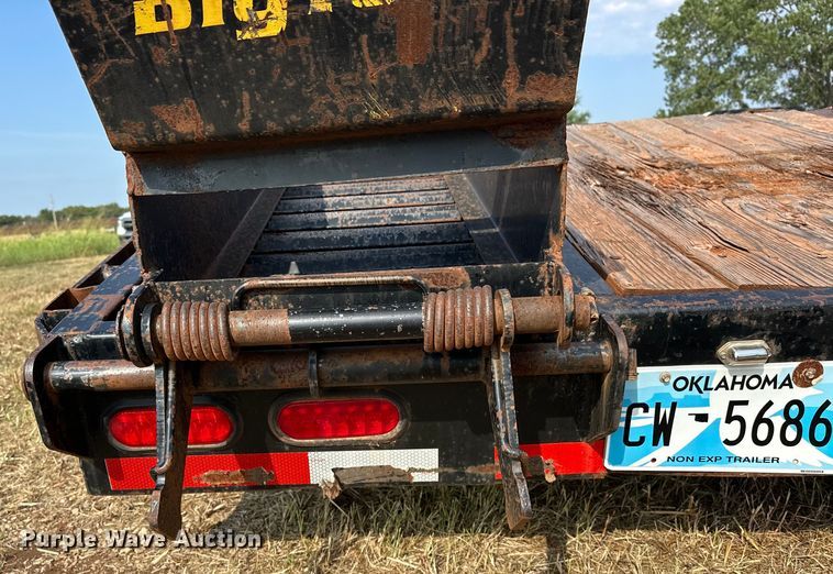 image for item EJ8897 2012 Big Tex 3XGN equipment trailer