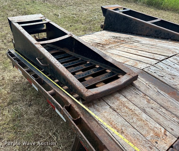 image for item EJ8897 2012 Big Tex 3XGN equipment trailer