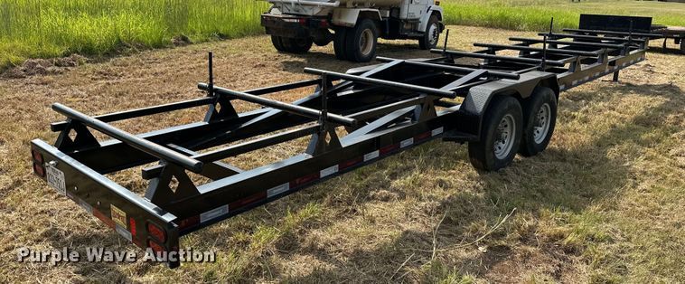 image for item EJ8903 2017 RoadClipper Enterprises Diamond C 50PT oilfield trailer