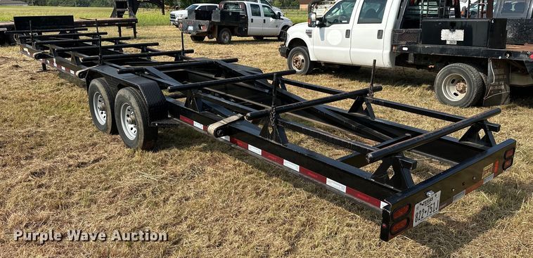 image for item EJ8903 2017 RoadClipper Enterprises Diamond C 50PT oilfield trailer