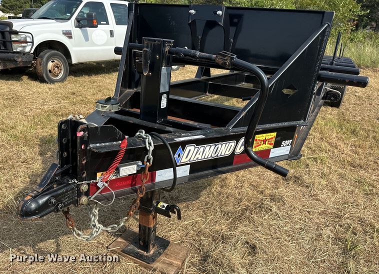 image for item EJ8903 2017 RoadClipper Enterprises Diamond C 50PT oilfield trailer