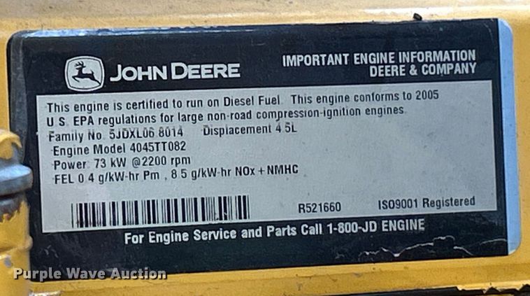 image for item EK3035 2005 John Deere  410G backhoe