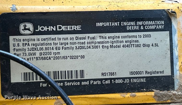 image for item EK3036 2003 John Deere  410G backhoe