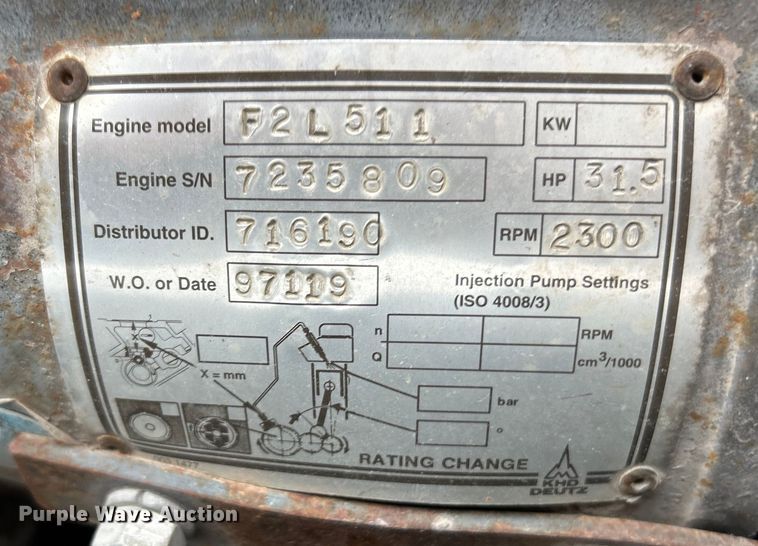 image for item EK3037 1986 Dynapac  CC10 double drum vibratory roller