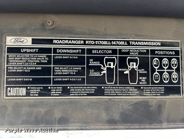 image for item EK3051 1997 Ford LT9000 dump truck