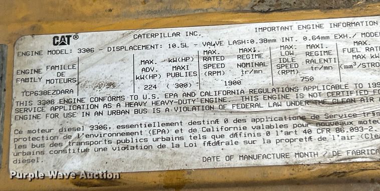 image for item EK3051 1997 Ford LT9000 dump truck