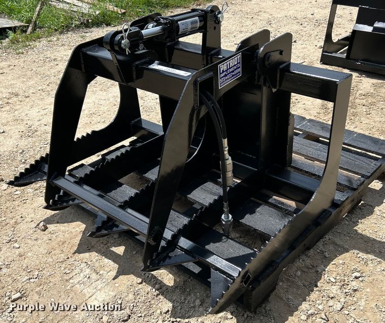 image for item EK3053 Patriot Implements compact utility loader rock grapple bucket