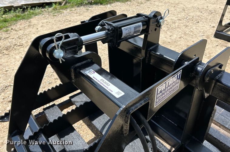 image for item EK3053 Patriot Implements compact utility loader rock grapple bucket
