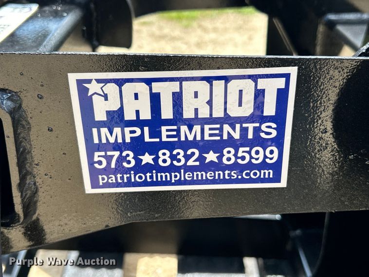 image for item EK3053 Patriot Implements compact utility loader rock grapple bucket