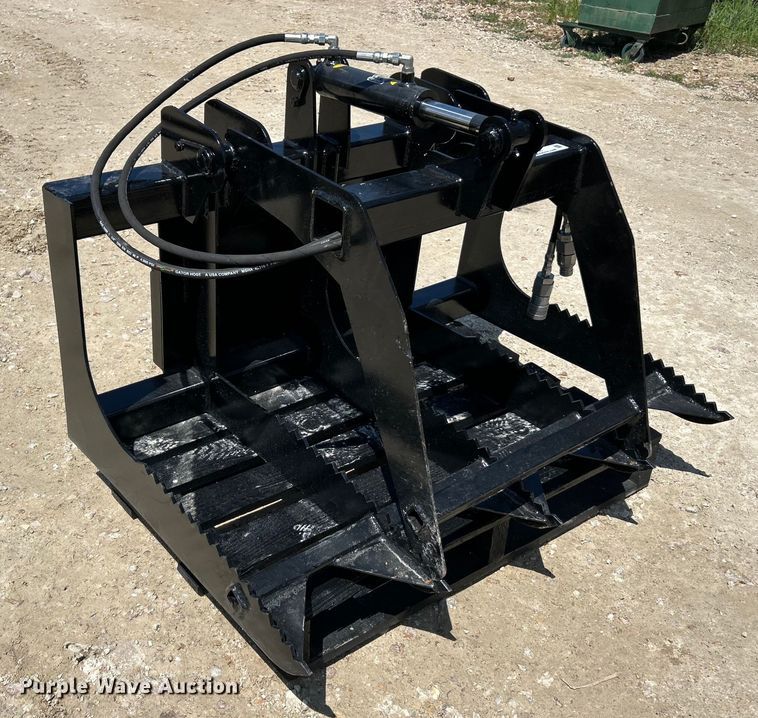 image for item EK3056 Patriot Implements compact utility loader rock grapple bucket