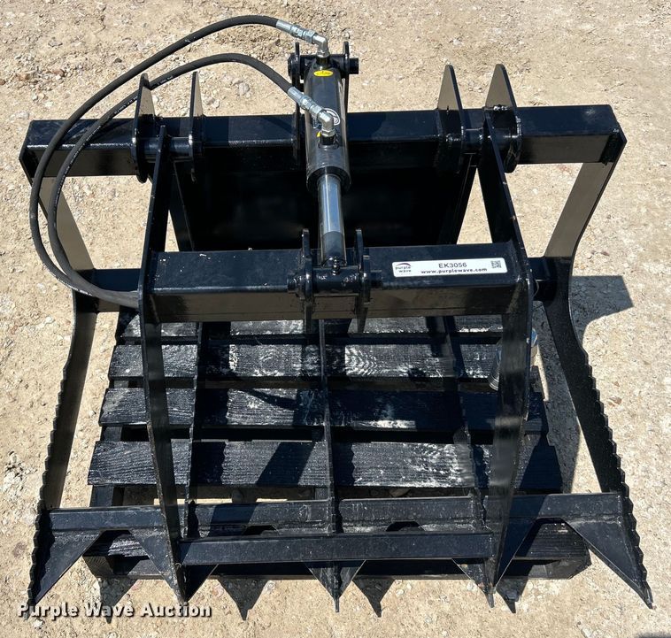 image for item EK3056 Patriot Implements compact utility loader rock grapple bucket