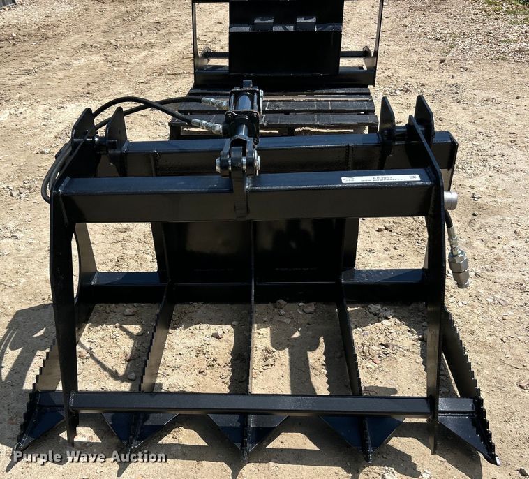 image for item EK3057 Patriot Implements  compact utility loader rock grapple bucket