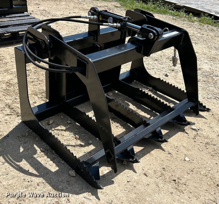 image for item EK3057 Patriot Implements  compact utility loader rock grapple bucket