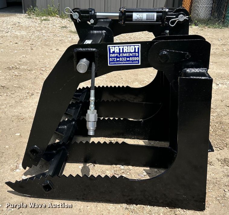 image for item EK3057 Patriot Implements  compact utility loader rock grapple bucket