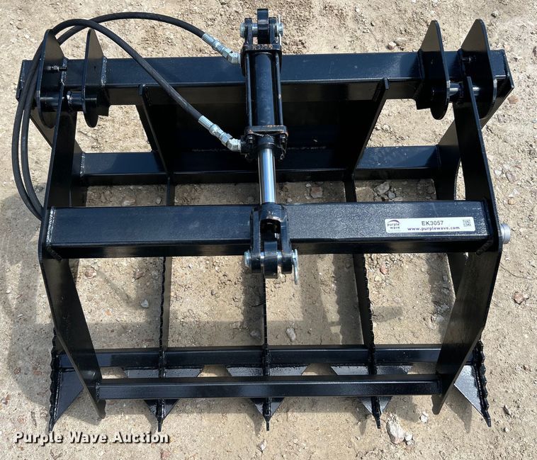 image for item EK3057 Patriot Implements  compact utility loader rock grapple bucket