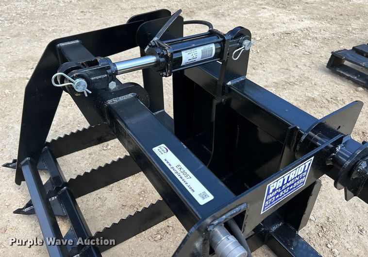 image for item EK3057 Patriot Implements  compact utility loader rock grapple bucket